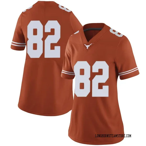 Women's Nike Ridge Barker Texas Longhorns Limited Orange Women Football College Jersey