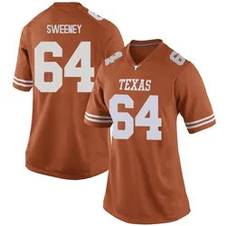 Women's Nike Robert Sweeney Texas Longhorns Game Orange Women Football College Jersey