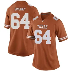 Women's Nike Robert Sweeney Texas Longhorns Replica Orange Women Football College Jersey