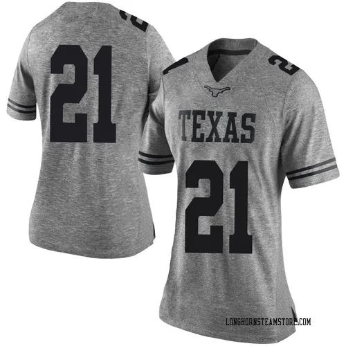 Women's Nike Ryan Niblett Texas Longhorns Limited Gray Women Football College Jersey