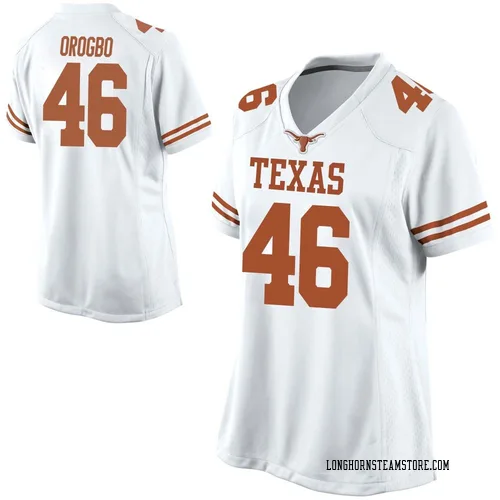 Women's Nike Smith Orogbo Texas Longhorns Replica White Football College Jersey