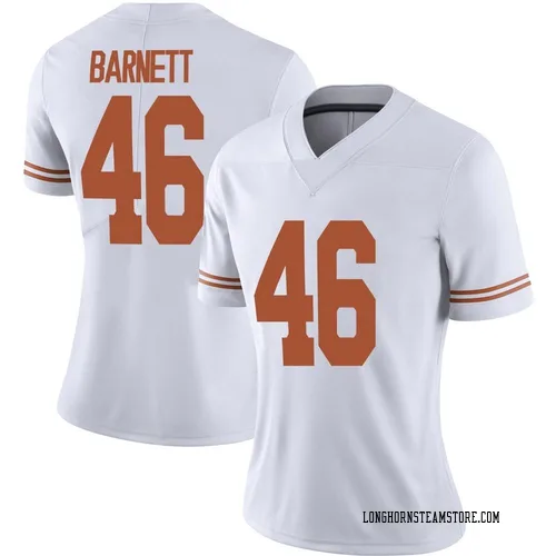 Women's Nike Spencer Barnett Texas Longhorns Limited White Alternate Football Jersey