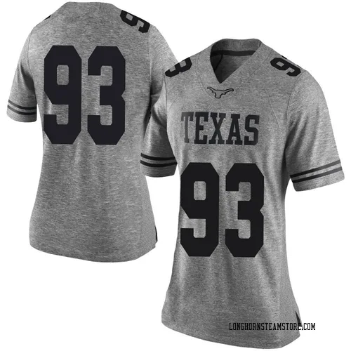 Women's Nike T'Vondre Sweat Texas Longhorns Limited Gray Women Football College Jersey
