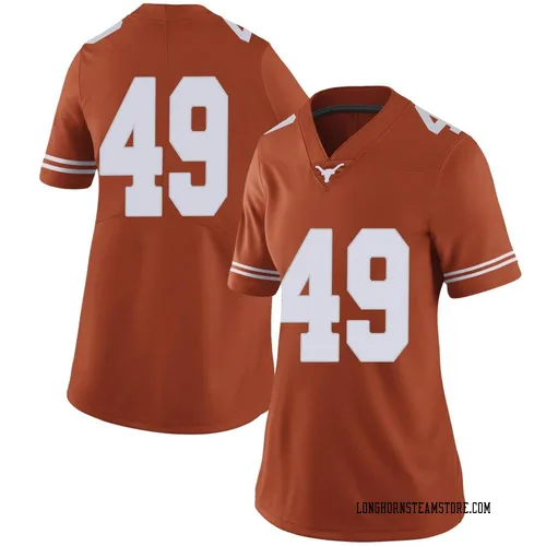 Women's Nike Thatcher Milton Texas Longhorns Limited Orange Women Football College Jersey