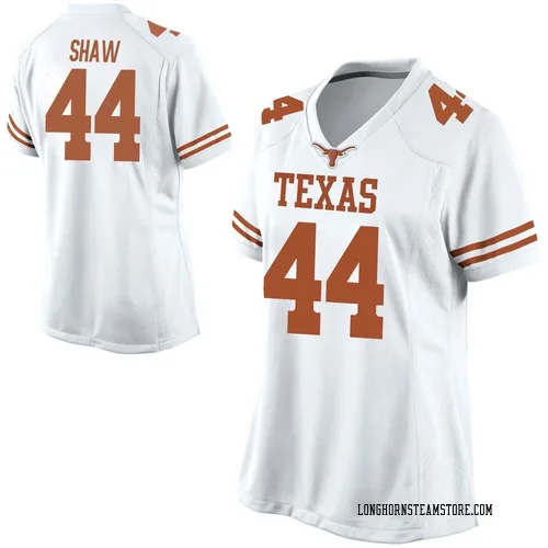 Women's Nike Travis Shaw Texas Longhorns Replica White Football College Jersey