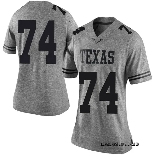 Women's Nike Trevor Goosby Texas Longhorns Limited Gray Women Football College Jersey