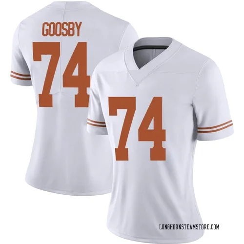 Women's Nike Trevor Goosby Texas Longhorns Limited White Alternate Football Jersey