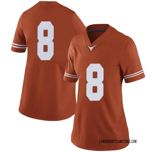 Women's Nike Trey Moore Texas Longhorns Limited Orange Women Football College Jersey