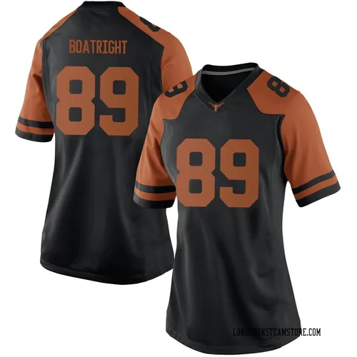 Women's Nike Ty Boatright Texas Longhorns Game Black Women Football College Jersey