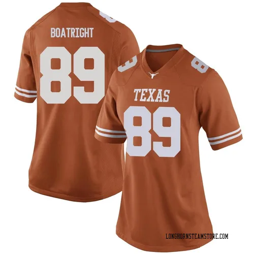 Women's Nike Ty Boatright Texas Longhorns Game Orange Women Football College Jersey