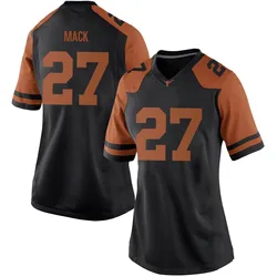 Women's Nike Wardell Mack Texas Longhorns Game Black Women Football College Jersey