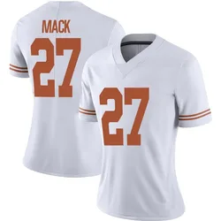 Women's Nike Wardell Mack Texas Longhorns Limited White Alternate Football Jersey