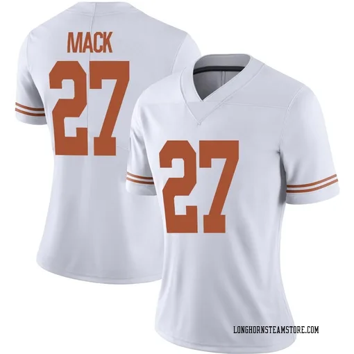 Women's Nike Wardell Mack Texas Longhorns Limited White Alternate Football Jersey