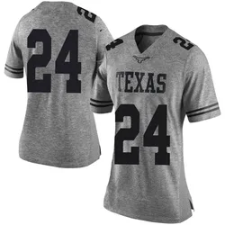 Women's Nike Warren Roberson Texas Longhorns Limited Gray Women Football College Jersey
