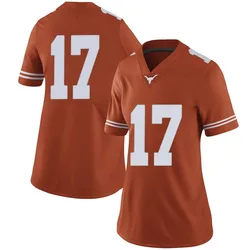 Women's Nike Xavier Filsaime Texas Longhorns Limited Orange Women Football College Jersey