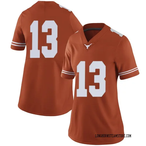 Women's Nike Zelus Hicks Texas Longhorns Limited Orange Women Football College Jersey
