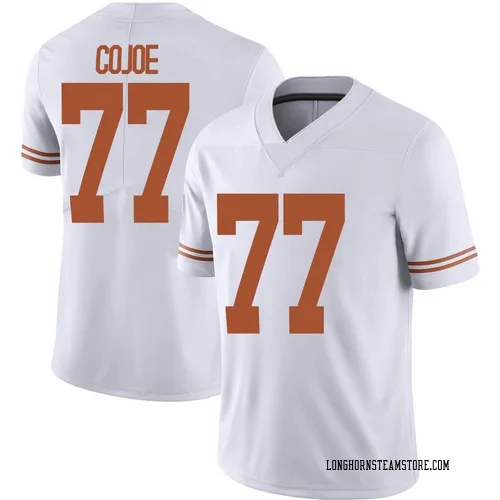 Youth Nike Andre Cojoe Texas Longhorns Limited White Alternate Football Jersey