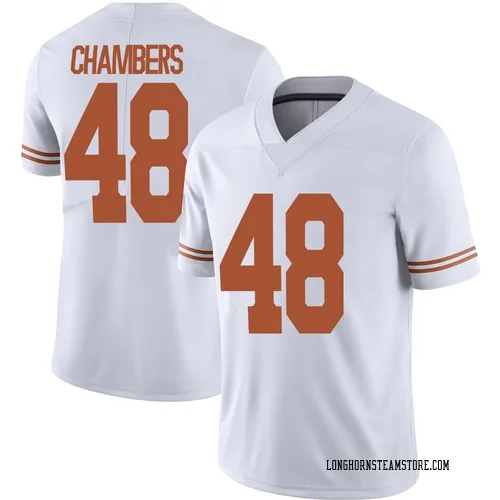 Youth Nike Bryce Chambers Texas Longhorns Limited White Alternate Football Jersey