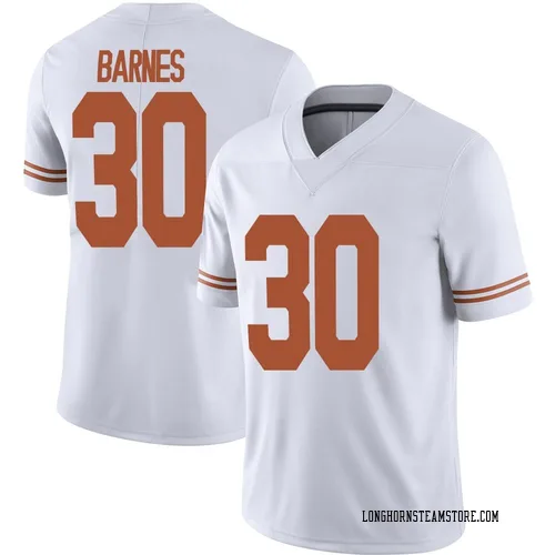 Youth Nike Elijah Barnes Texas Longhorns Limited White Alternate Football Jersey