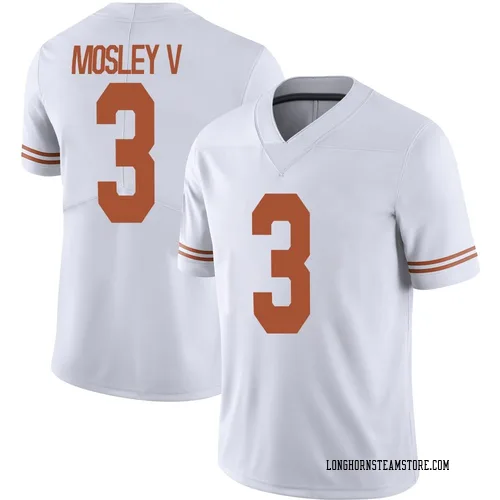 Youth Nike Emmett Mosley V Texas Longhorns Limited White Alternate Football Jersey