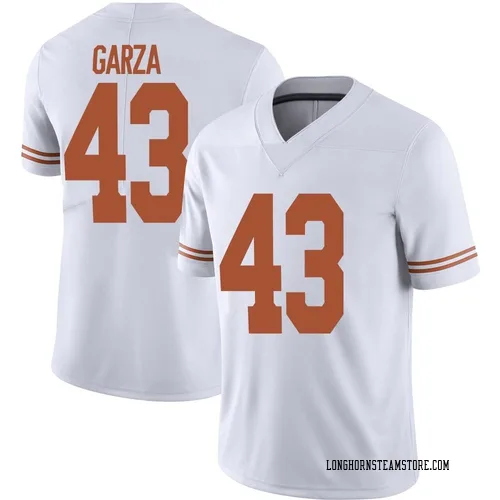 Youth Nike Eric Garza Texas Longhorns Limited White Alternate Football Jersey