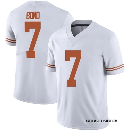 Youth Nike Isaiah Bond Texas Longhorns Limited White Alternate Football Jersey