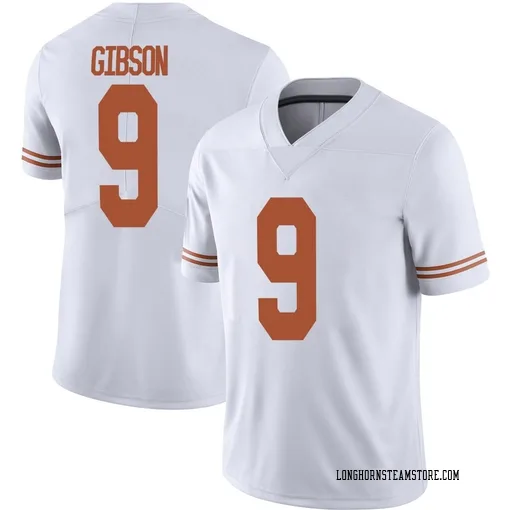 Youth Nike Jerrick Gibson Texas Longhorns Limited White Alternate Football Jersey