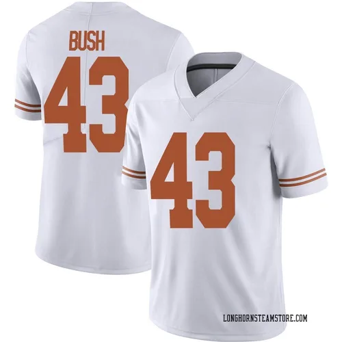 Youth Nike Jett Bush Texas Longhorns Limited White Alternate Football Jersey