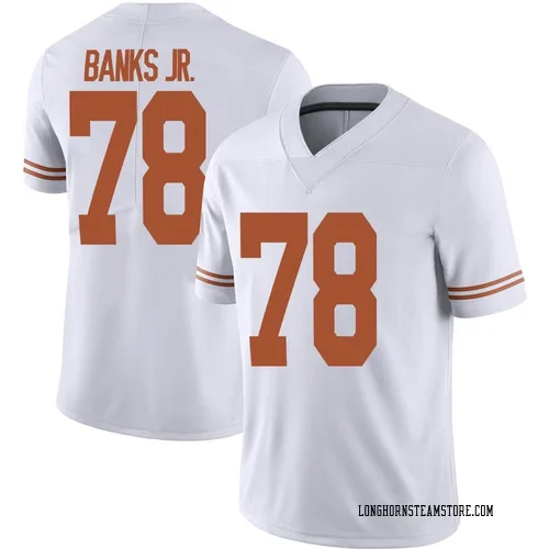 Youth Nike Kelvin Banks Jr. Texas Longhorns Limited White Alternate Football Jersey