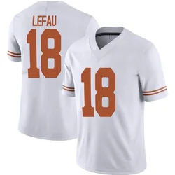 Youth Nike Liona Lefau Texas Longhorns Limited White Alternate Football Jersey