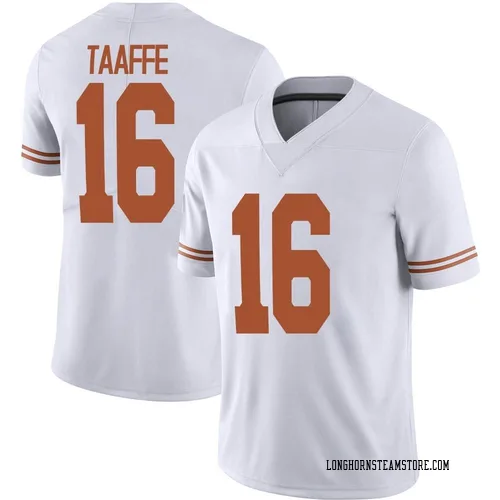 Youth Nike Michael Taaffe Texas Longhorns Limited White Alternate Football Jersey