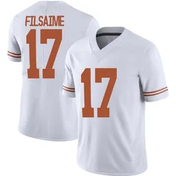 Youth Nike Xavier Filsaime Texas Longhorns Limited White Alternate Football Jersey